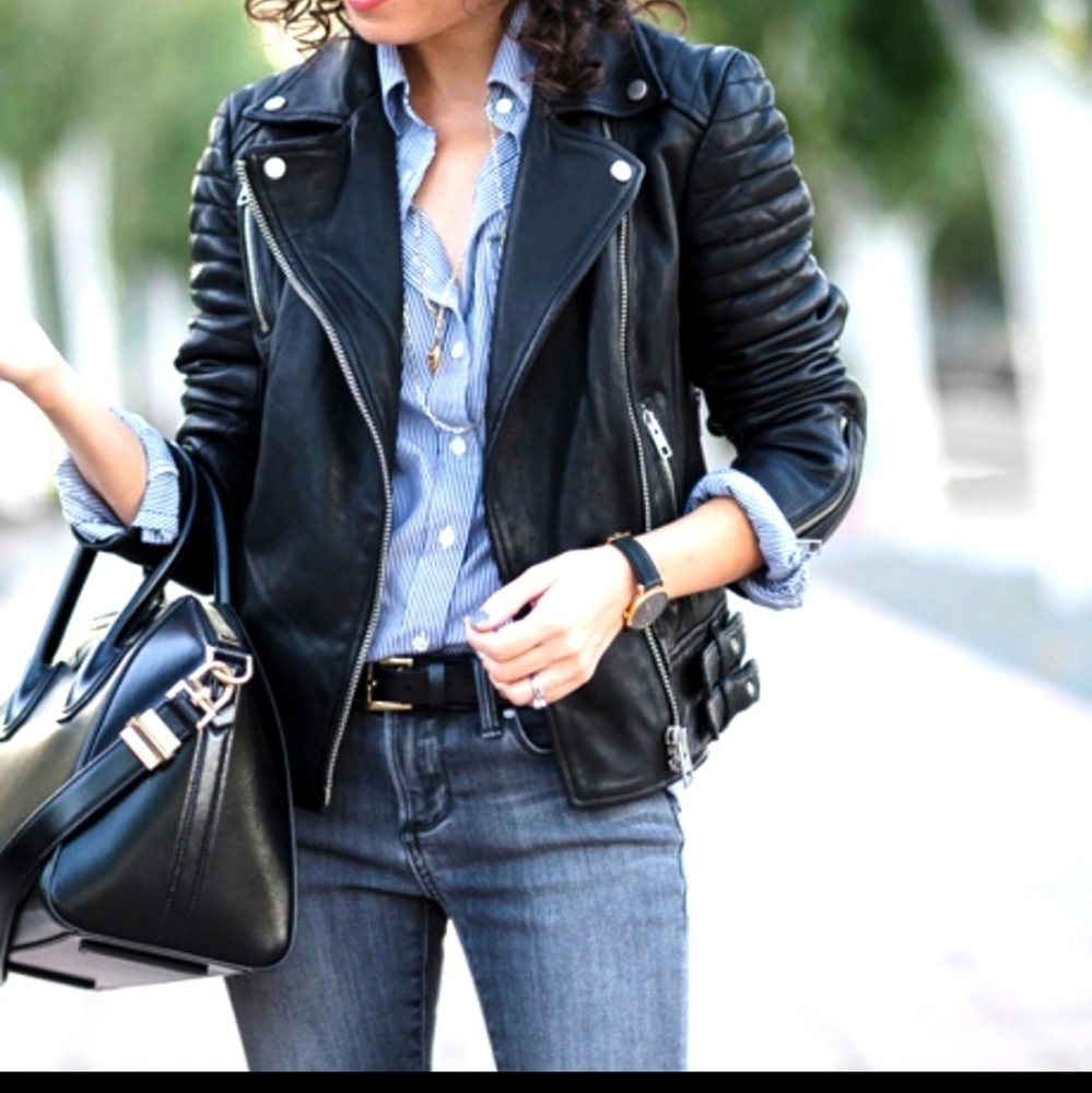 Papins leather jacket